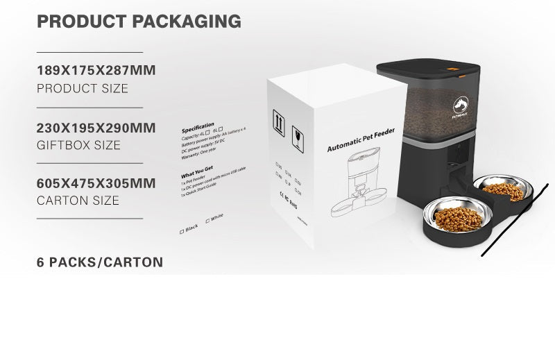 PetMeals® Smart WiFi Automatic Feeder - Dual Bowl Convenience - modernized.nl