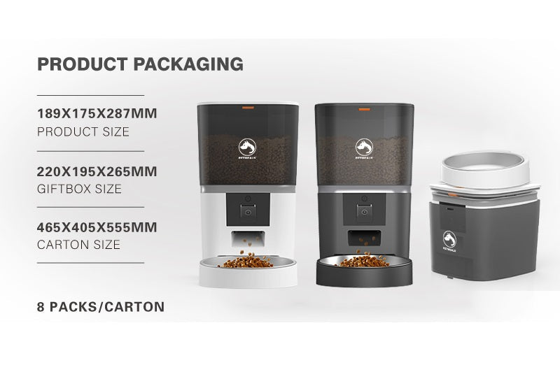 PetMeals® Smart Feeding Station with Camera - Single Bowl - modernized.nl
