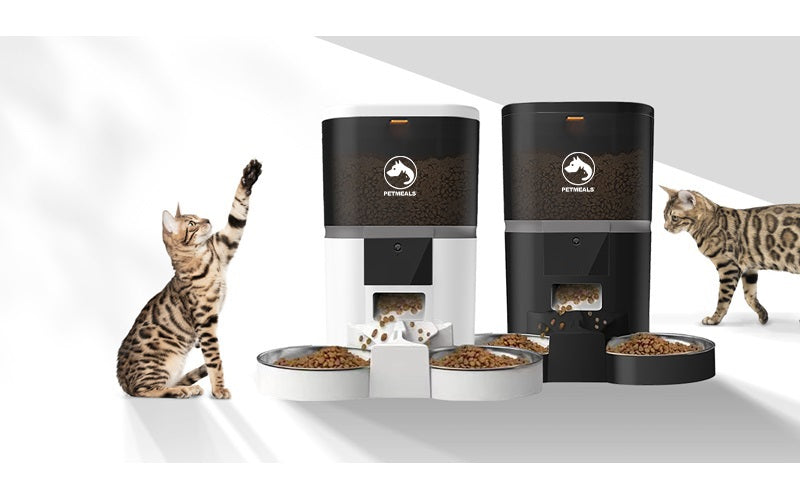 PetMeals® Smart WiFi-Enabled Automatic Feeder - Dual Bowl Design - modernized.nl
