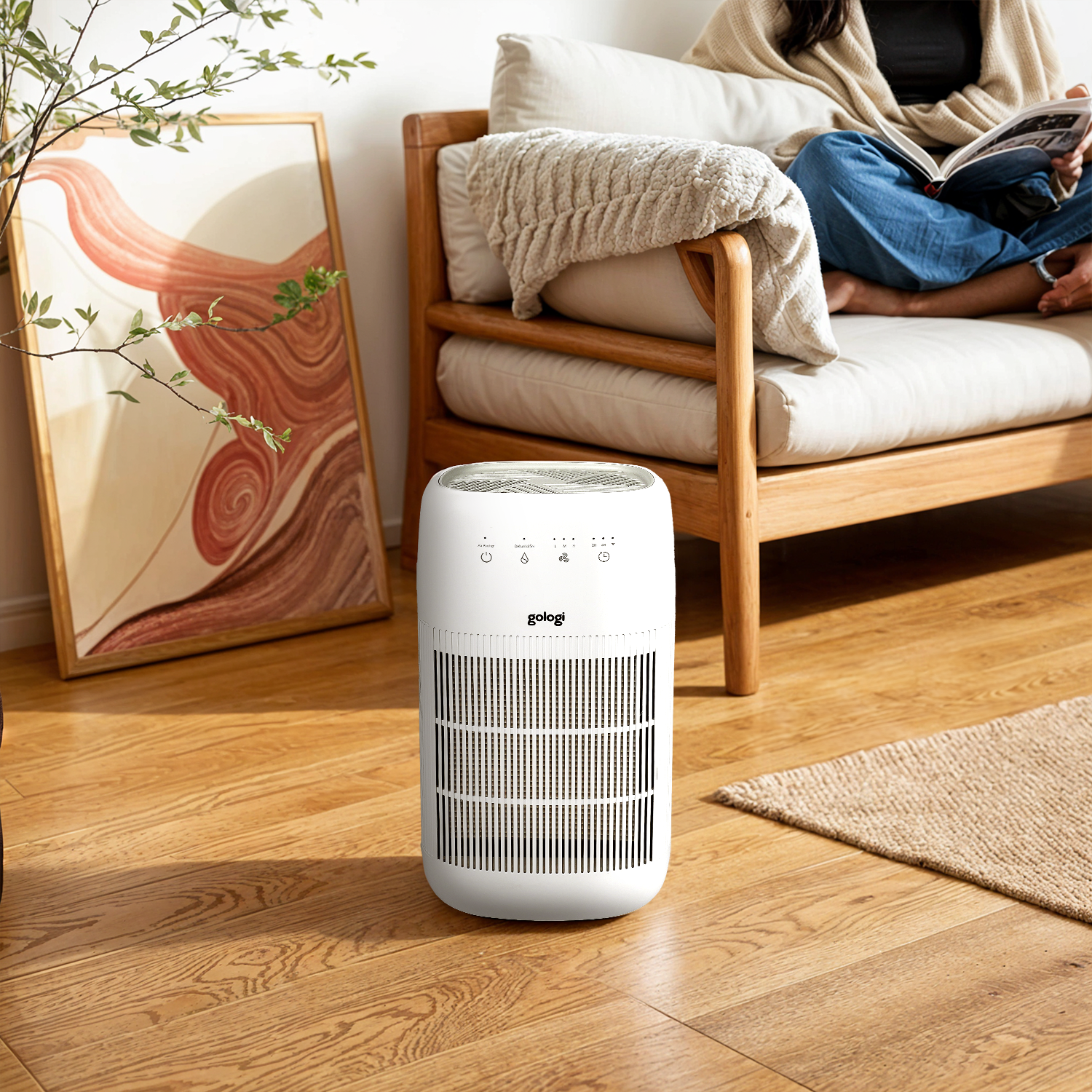 Luchtontvochtiger en luchtreiniger