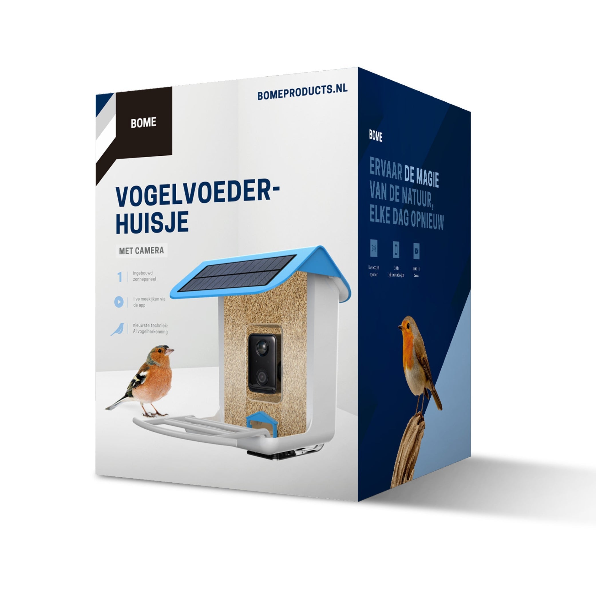 Interaktives Vogelhaus mit Kamera und Audio - AI-gestützte Vogelidentifikation - Hängendes Design - modernized.nl