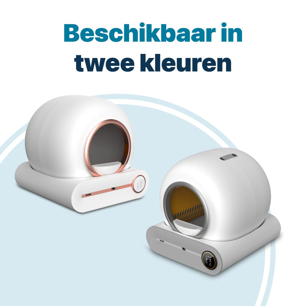 Slimme Zelfreinigende Kattenbak - Automatisch, App-gestuurd en Met Touchscreen - Prachtig Roze Design - modernized.nl