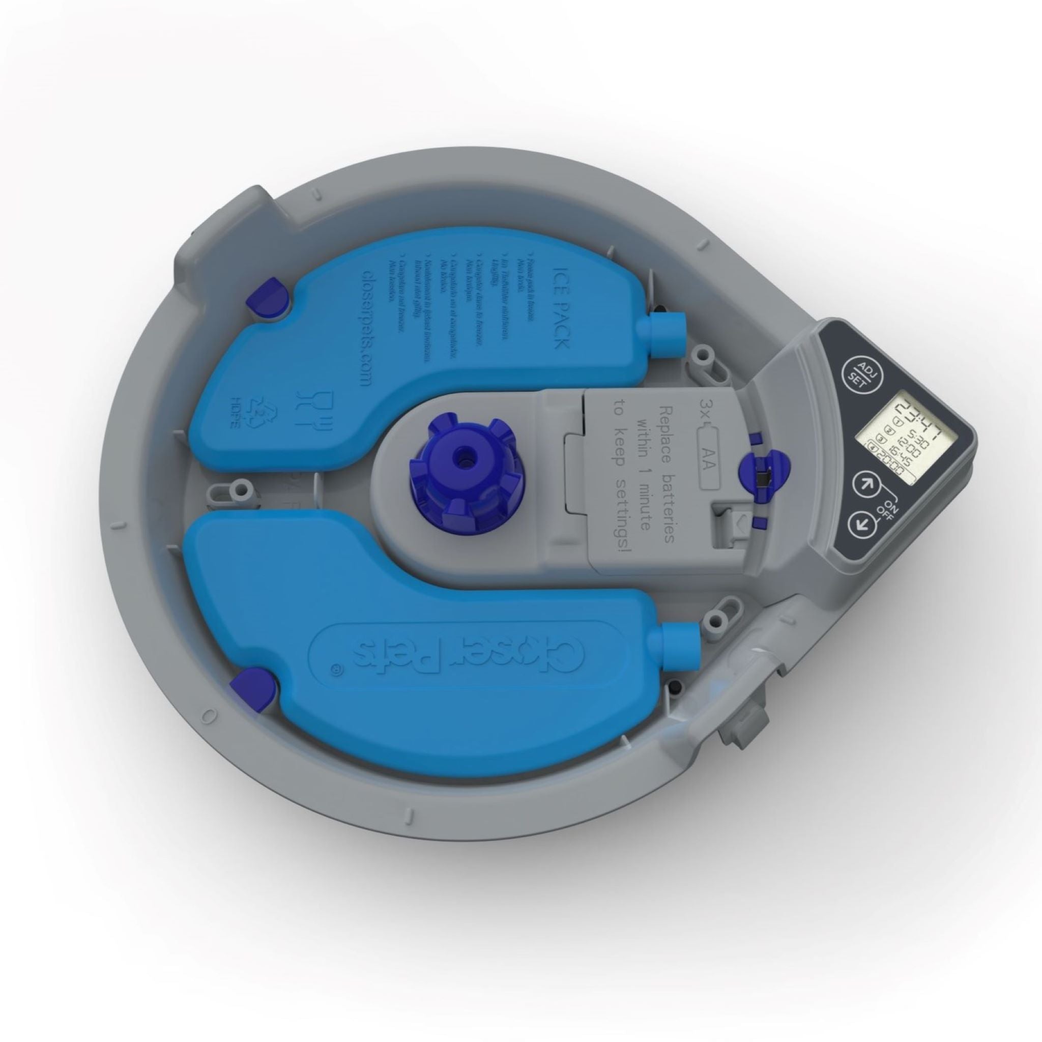 Five-meal Automatic Pet Feeder with Digital Timer (C500) - modernized.nl