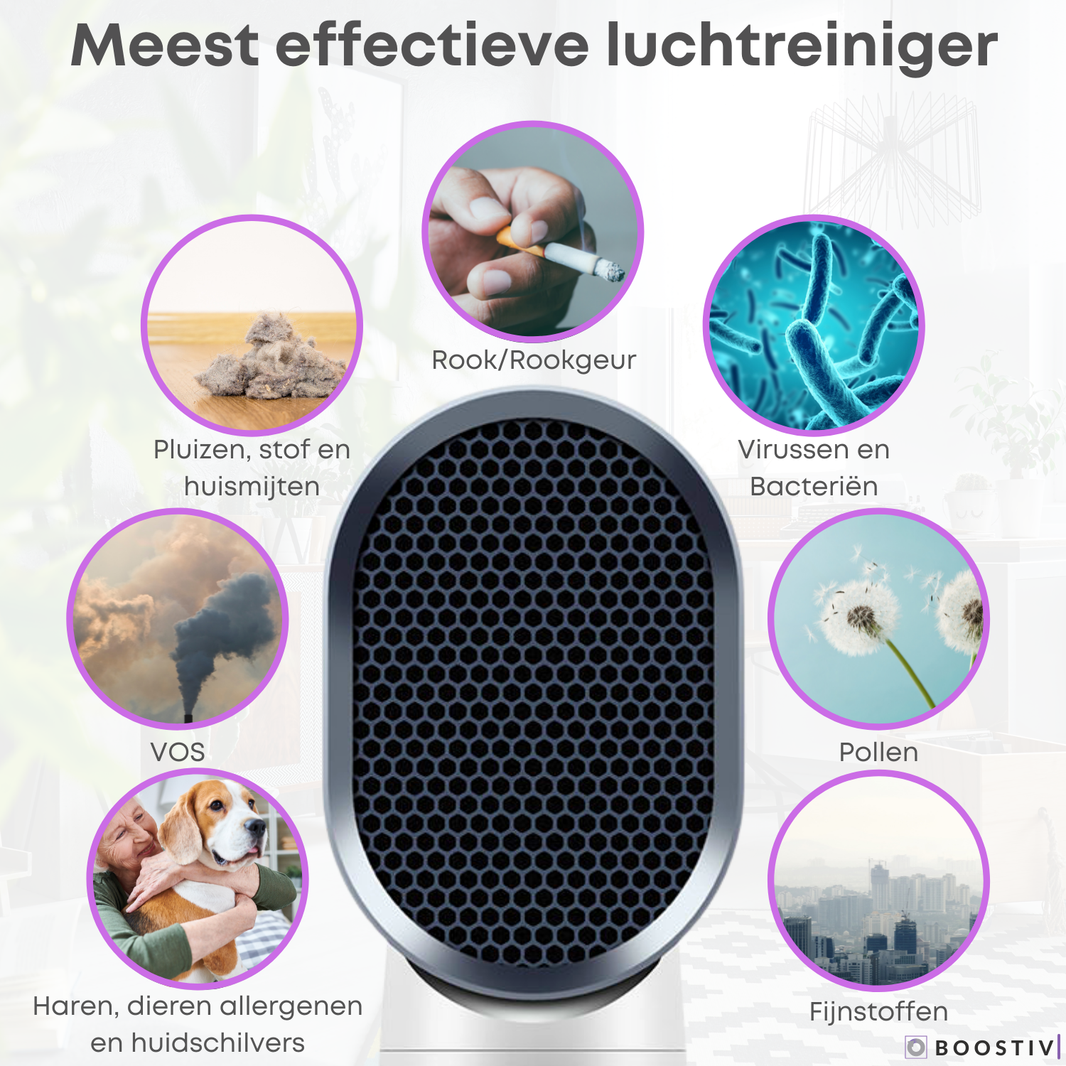 Boostiv luchtreiniger