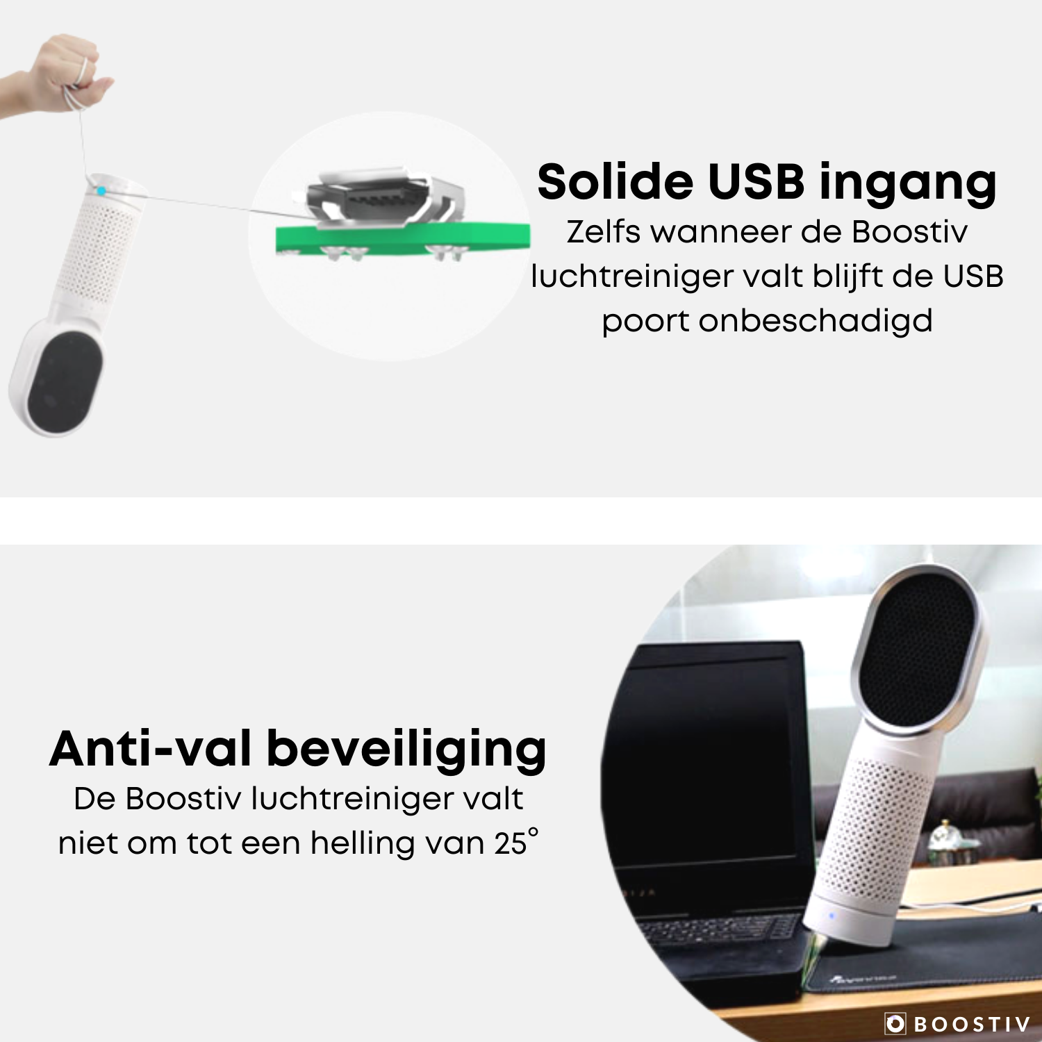 Boostiv luchtreiniger