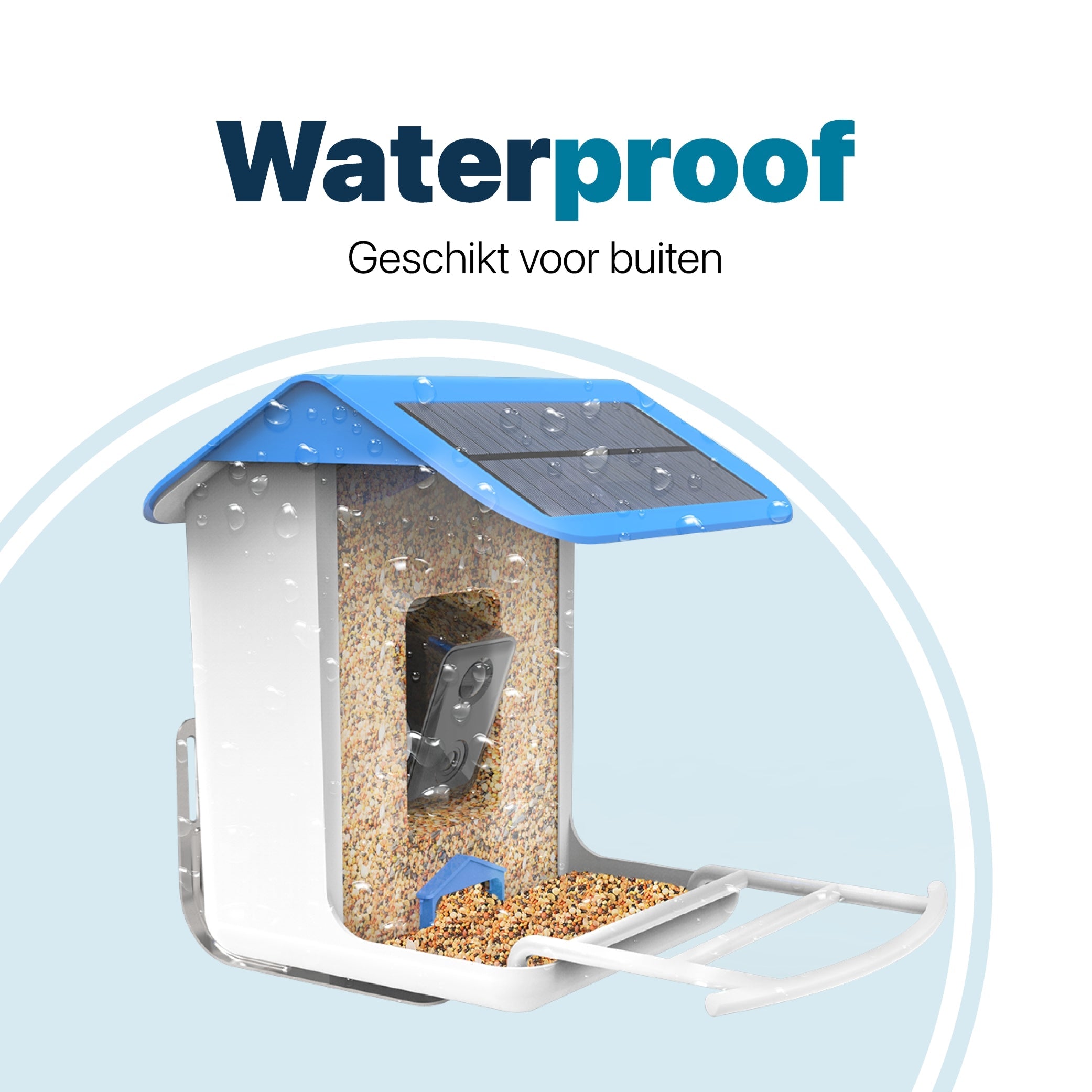 Interaktives Vogelhaus mit Kamera und Audio - AI-gestützte Vogelidentifikation - Hängendes Design - modernized.nl