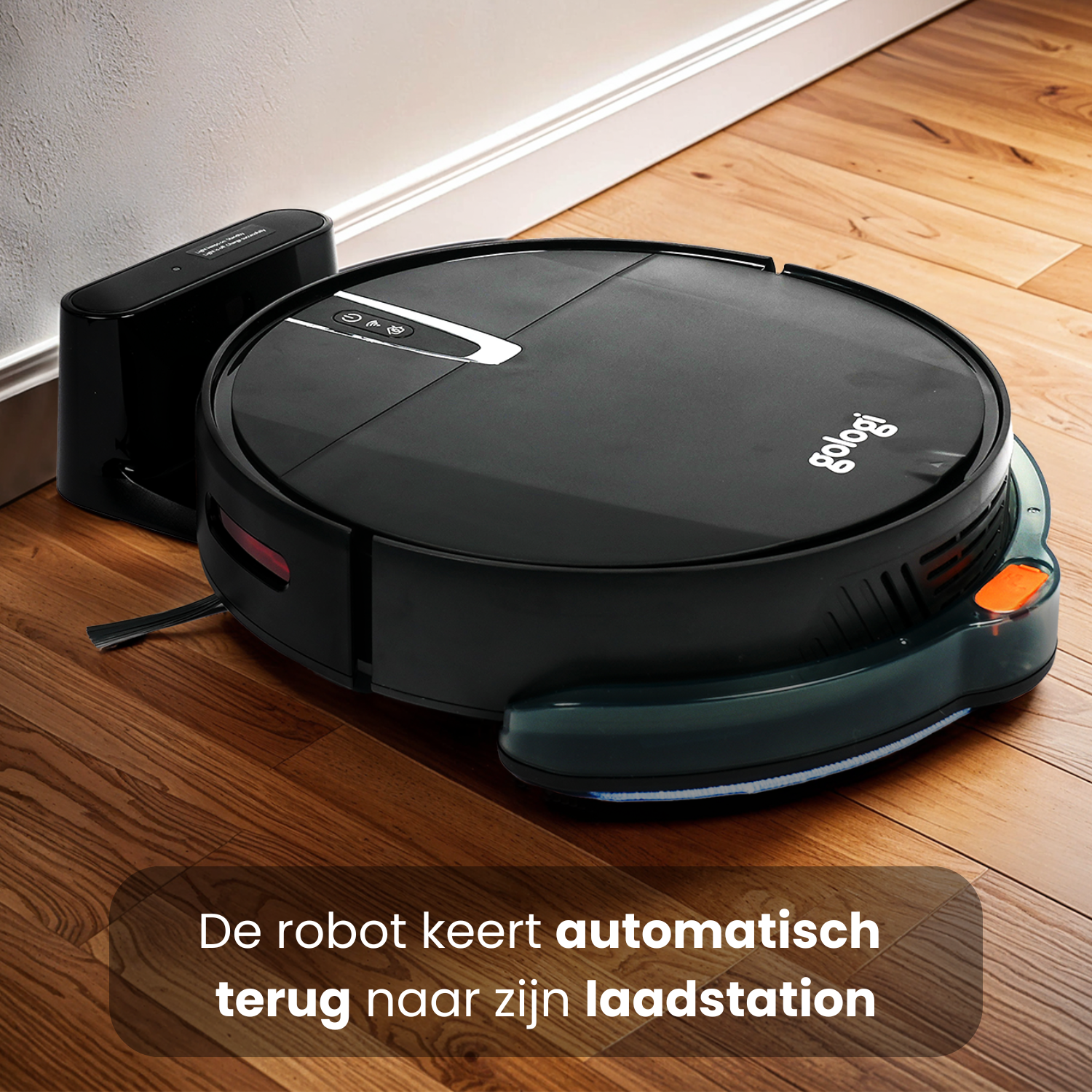 Robotstofzuiger met dweilfunctie