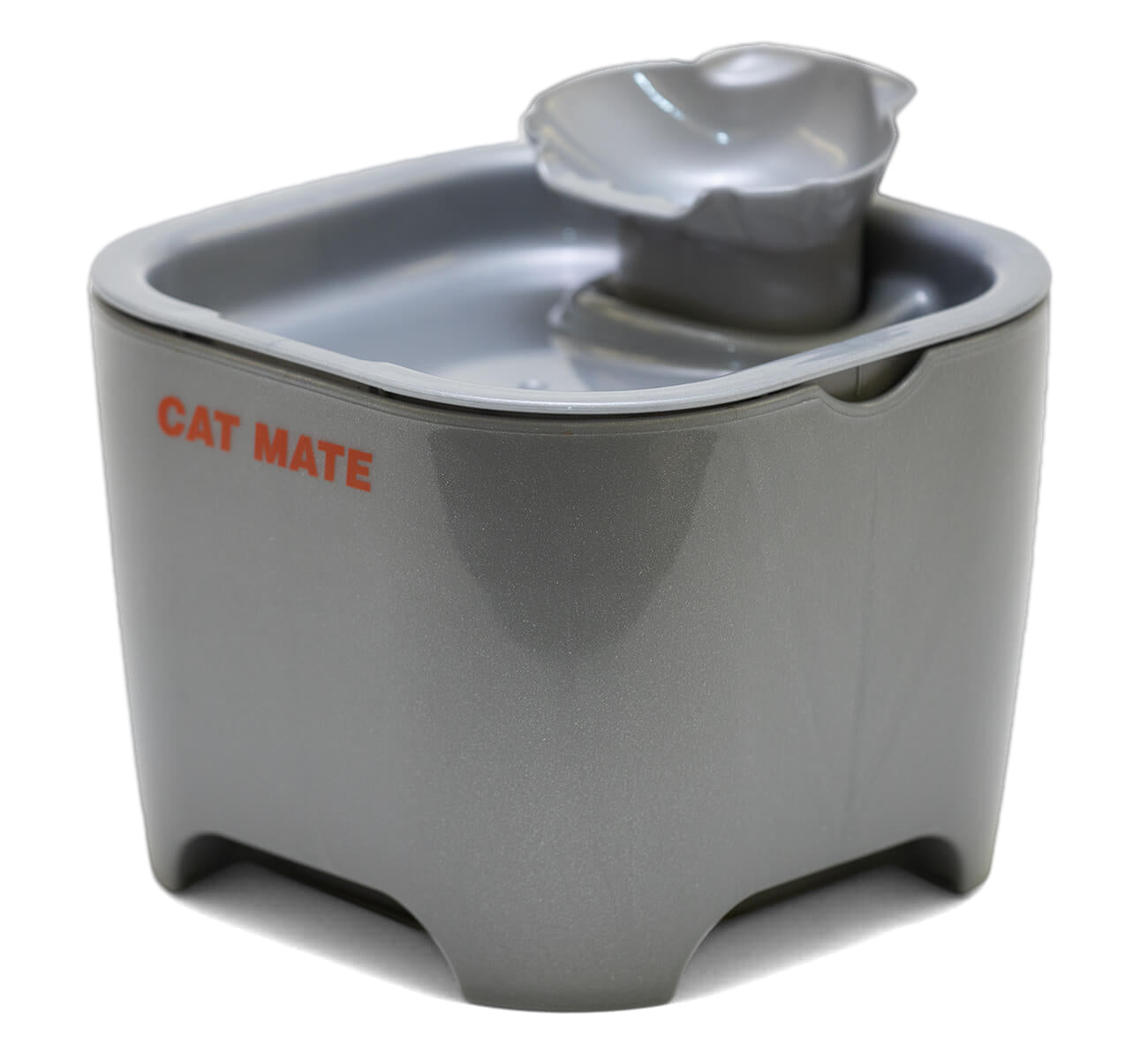 Titanium Cat Mate Dual-Height Three-Litre Shell Pet Fountain – Perfect Hydration for Your Feline Friend!