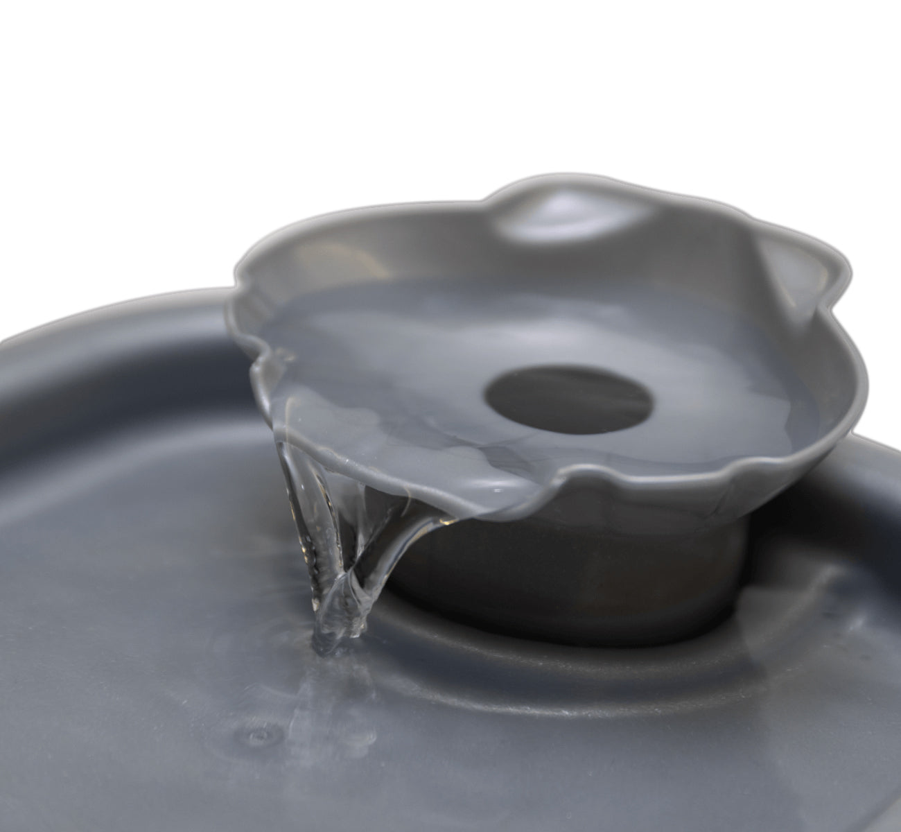 Titanium Cat Mate Dual-Height Three-Litre Shell Pet Fountain – Perfect Hydration for Your Feline Friend! - modernized.nl