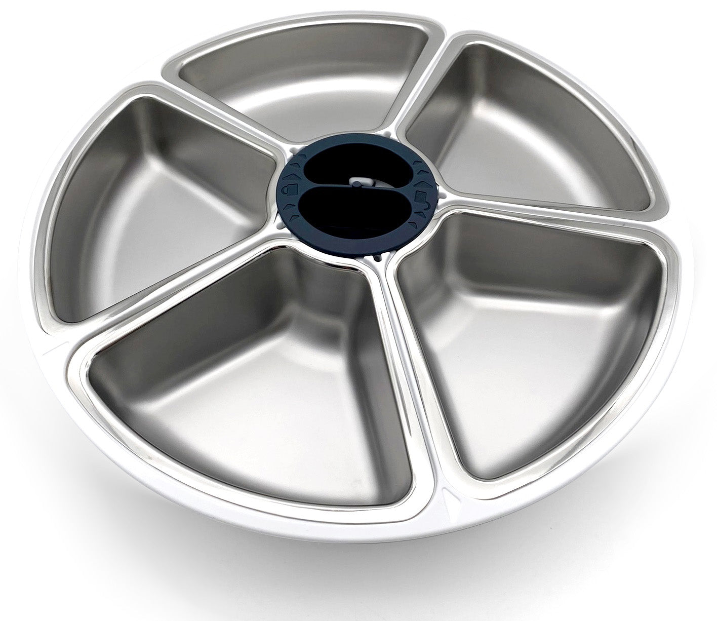 Closer Pets Five-Meal Automatic Pet Feeder with Stainless Steel Bowl Inserts (C500) - modernized.nl