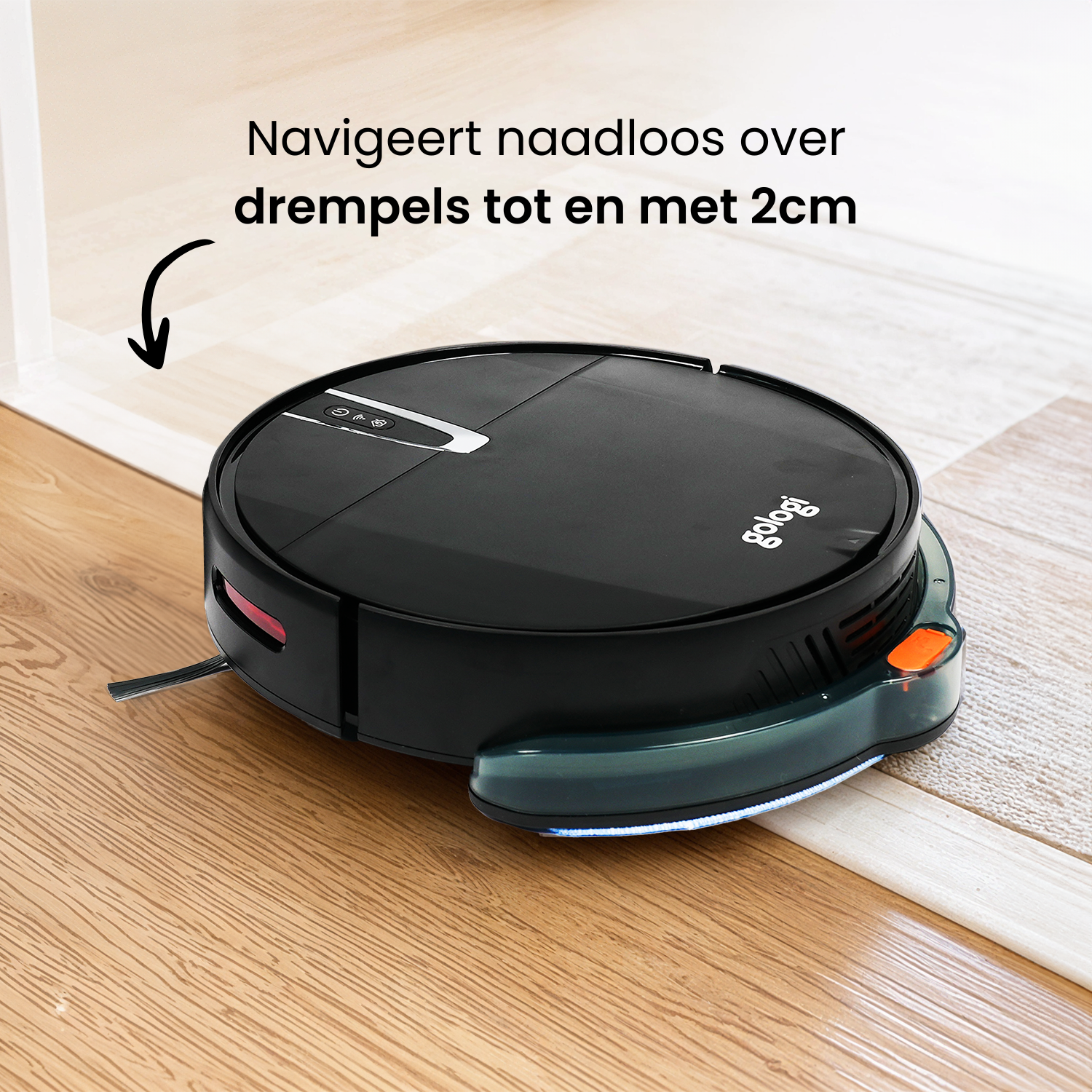 Robotstofzuiger met dweilfunctie