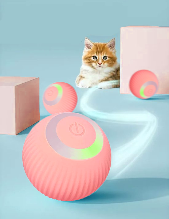 Interactief Kattenspeeltje - Zelfrollende Bal voor Katten en Honden