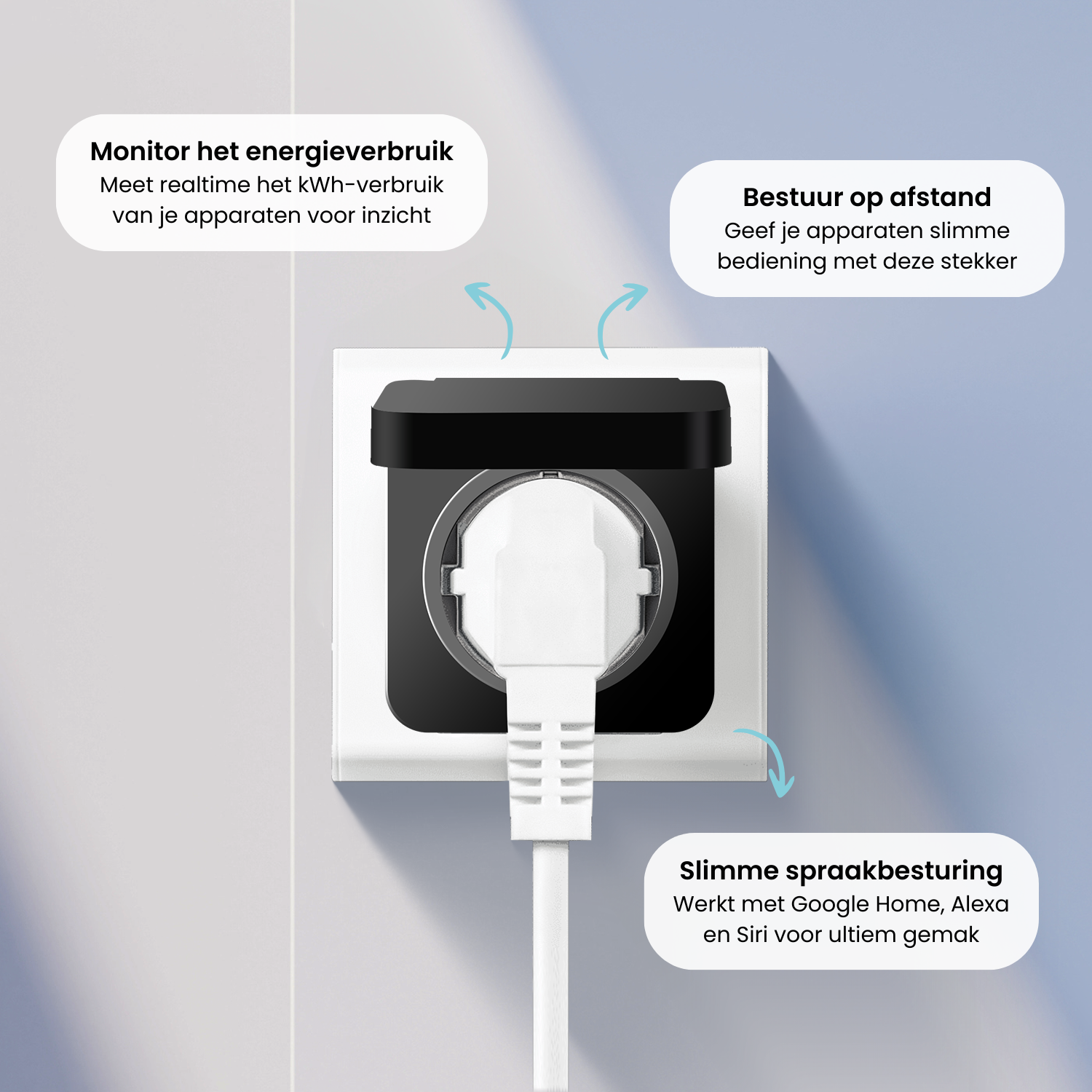 Slimme stekkers voor buiten (4 pack)