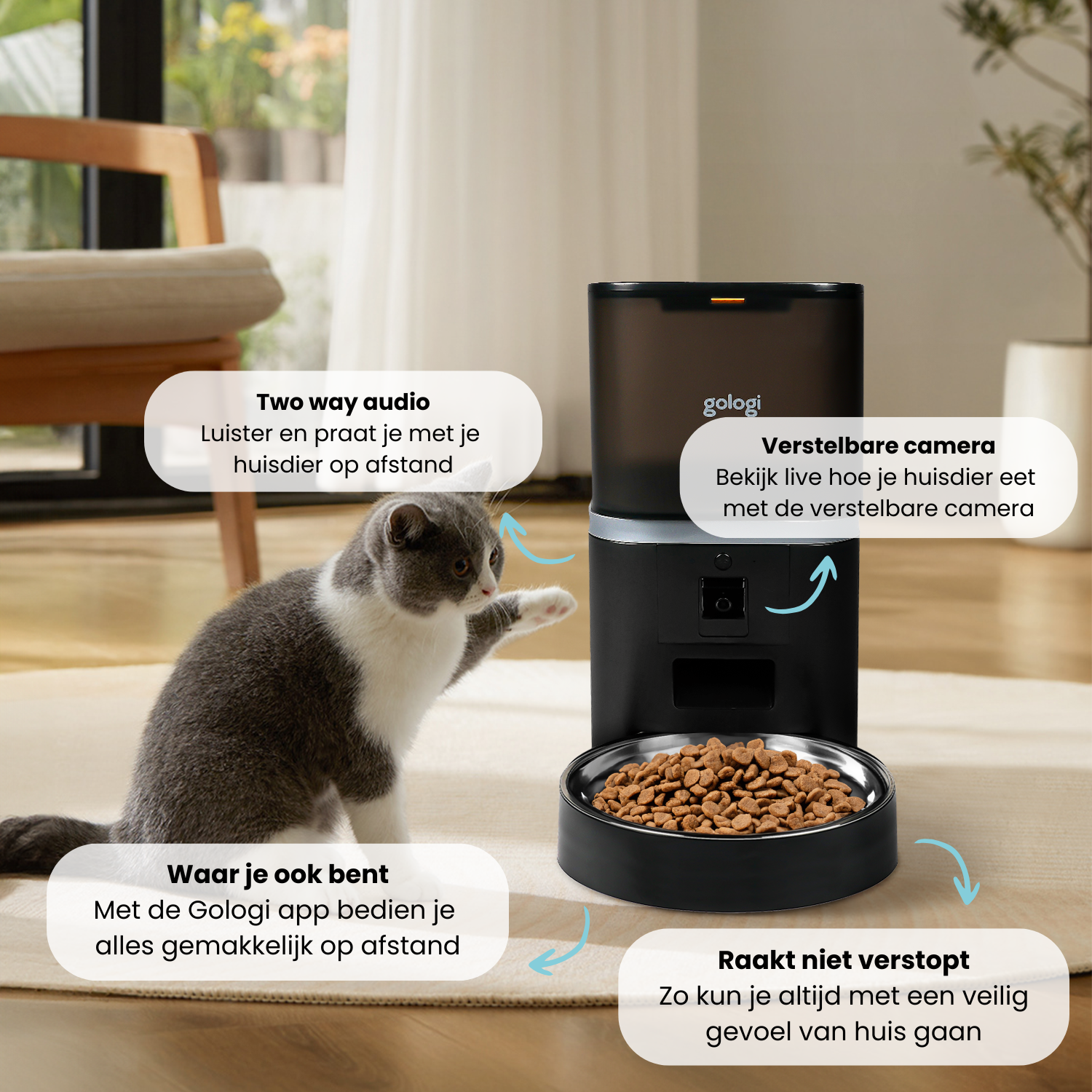 Eva - Innovatieve Automatische Voerdispenser voor Huisdieren