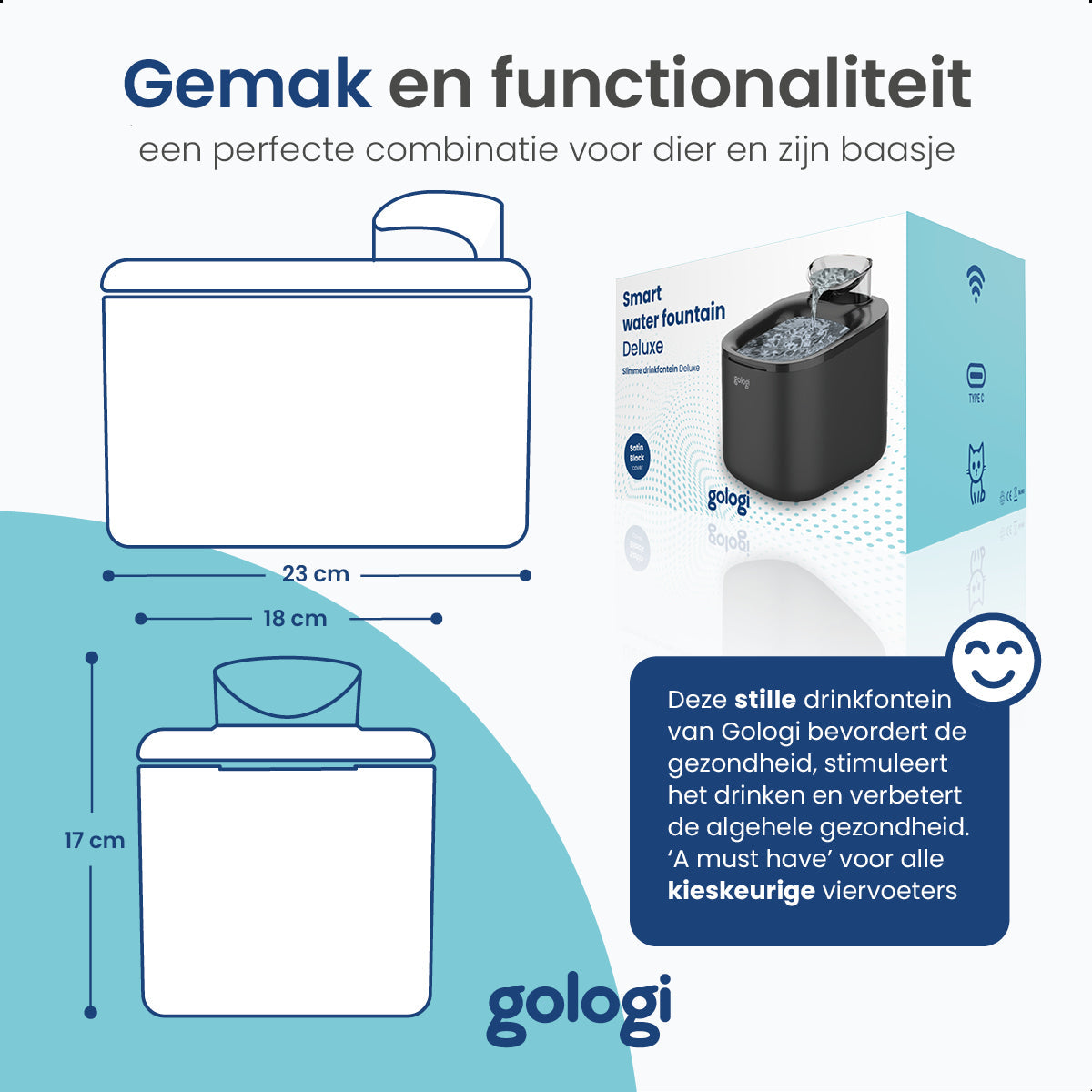 Slimme drinkfontein 3,5L - modernized.nl