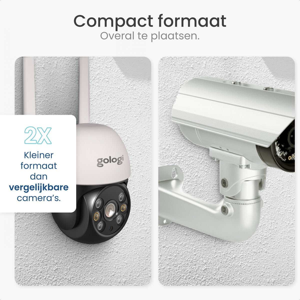 Deluxe beveiligingscamera met floodlight