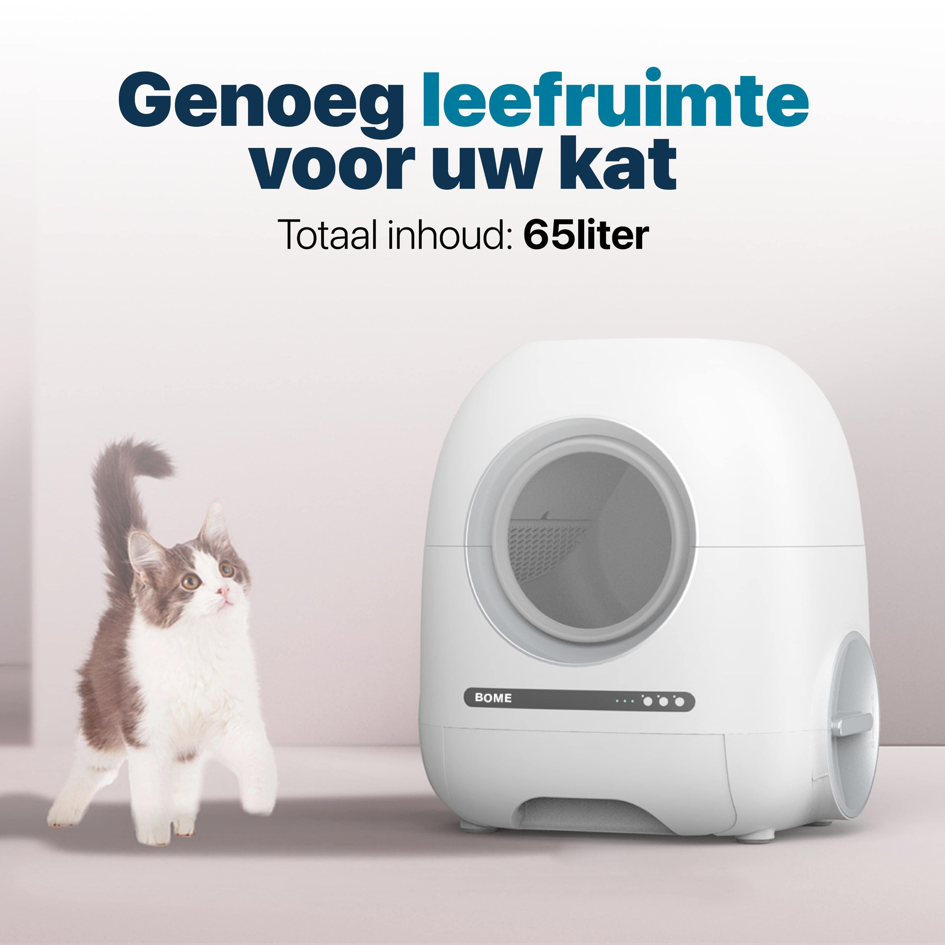 Slimme Zelfreinigende Kattenbak met Camera en App - Voor een Zorgeloze Zorg voor je Kat - modernized.nl