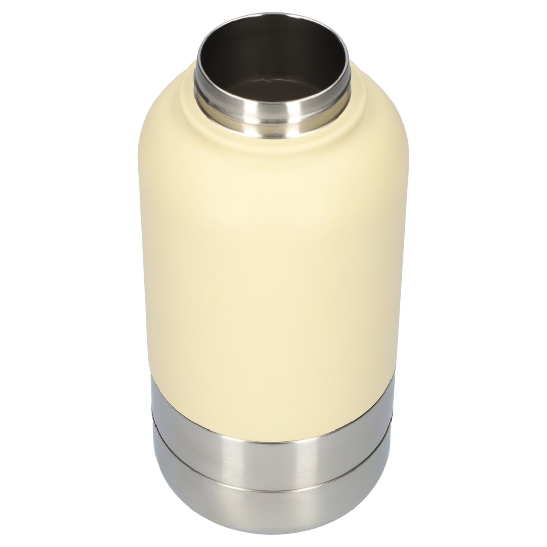 Waterfles met voederbak van 1000ml | Crème