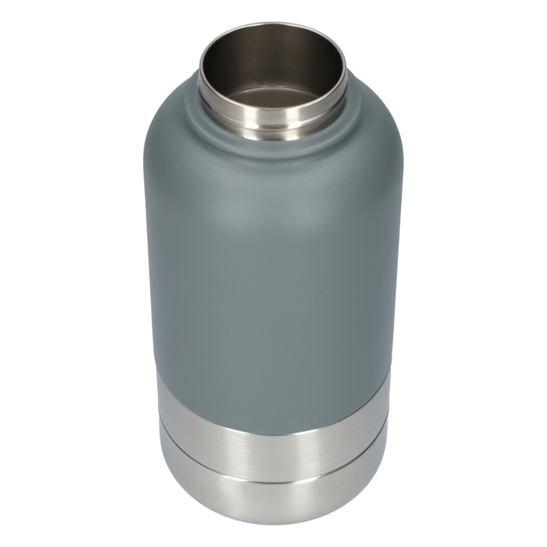 Waterfles met voederbak van 1000ml | Grijs