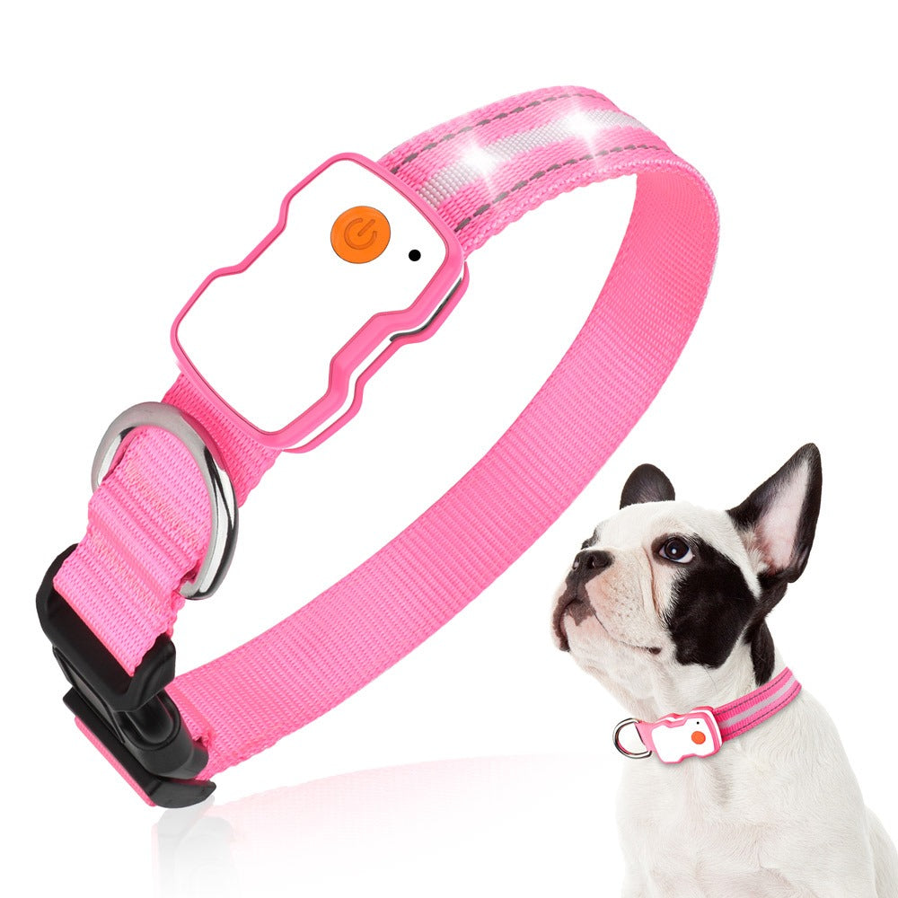 GlowGuard LED verlichte Hondenhalsband hond | Roze