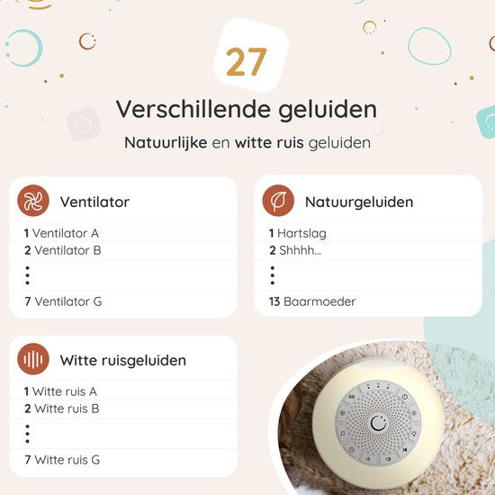 Numsy Mini White Noise Machine