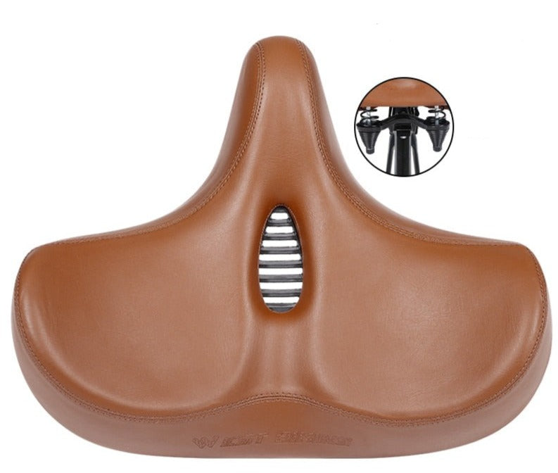 ErgoComfort - Brede ergonomische fietszadel