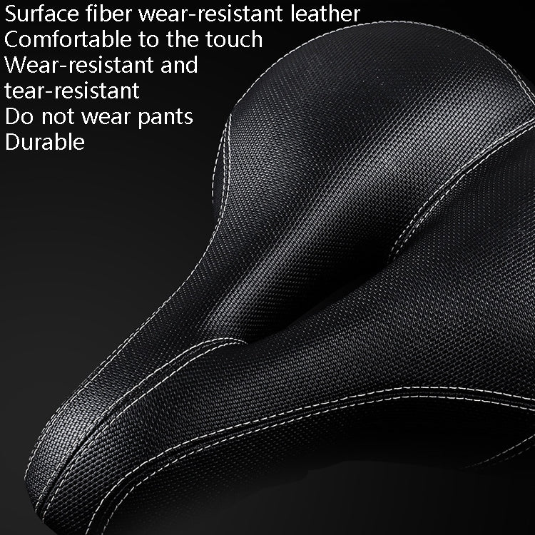 Bicycle Seat With Taillights With Light Mountain Bike Bicycle Saddle Seat Cushion(Black) - modernized.nl