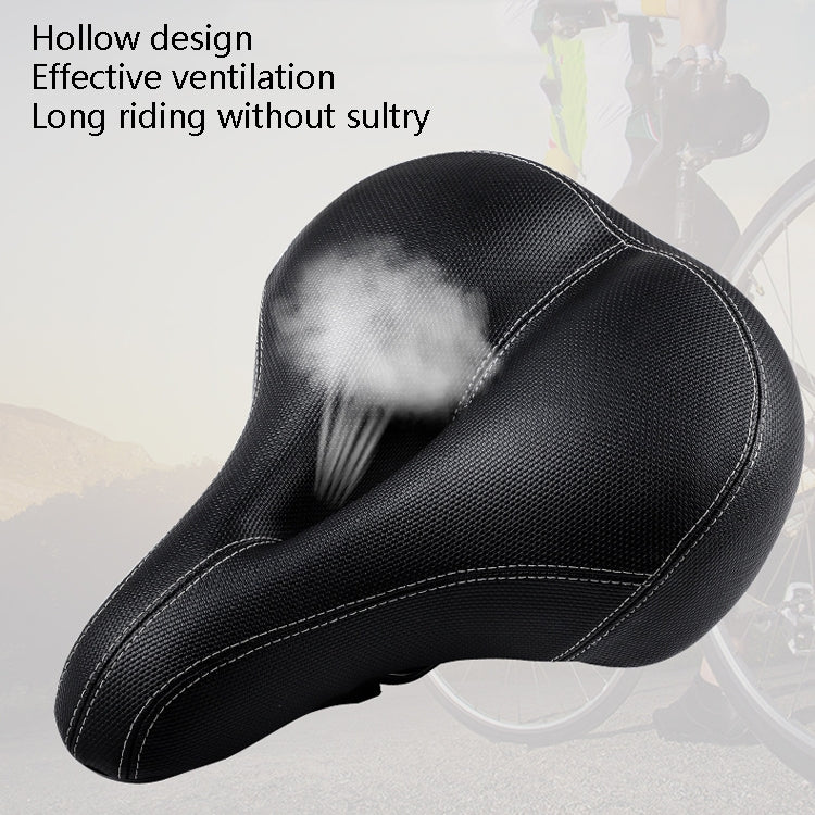 Bicycle Seat With Taillights With Light Mountain Bike Bicycle Saddle Seat Cushion(Black) - modernized.nl