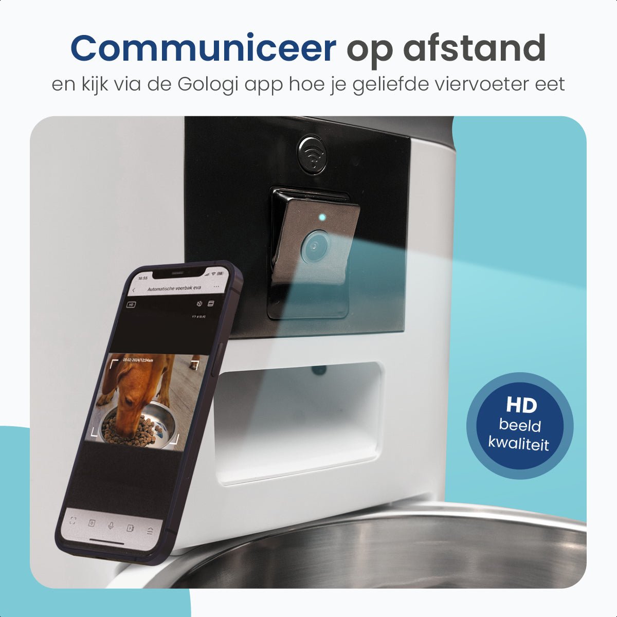 Automatische voerbak Eva - modernized.nl