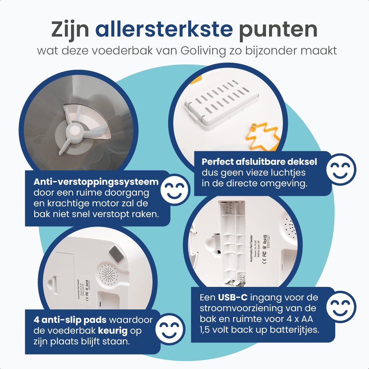 Automatische voerbak Eva - modernized.nl