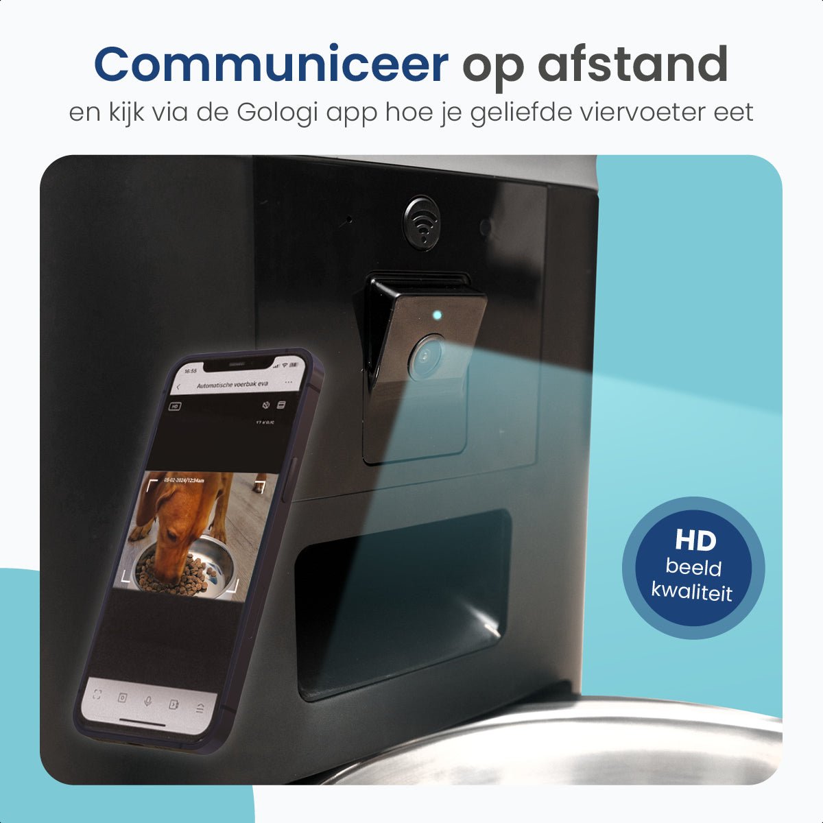 Automatische voerbak Eva - modernized.nl