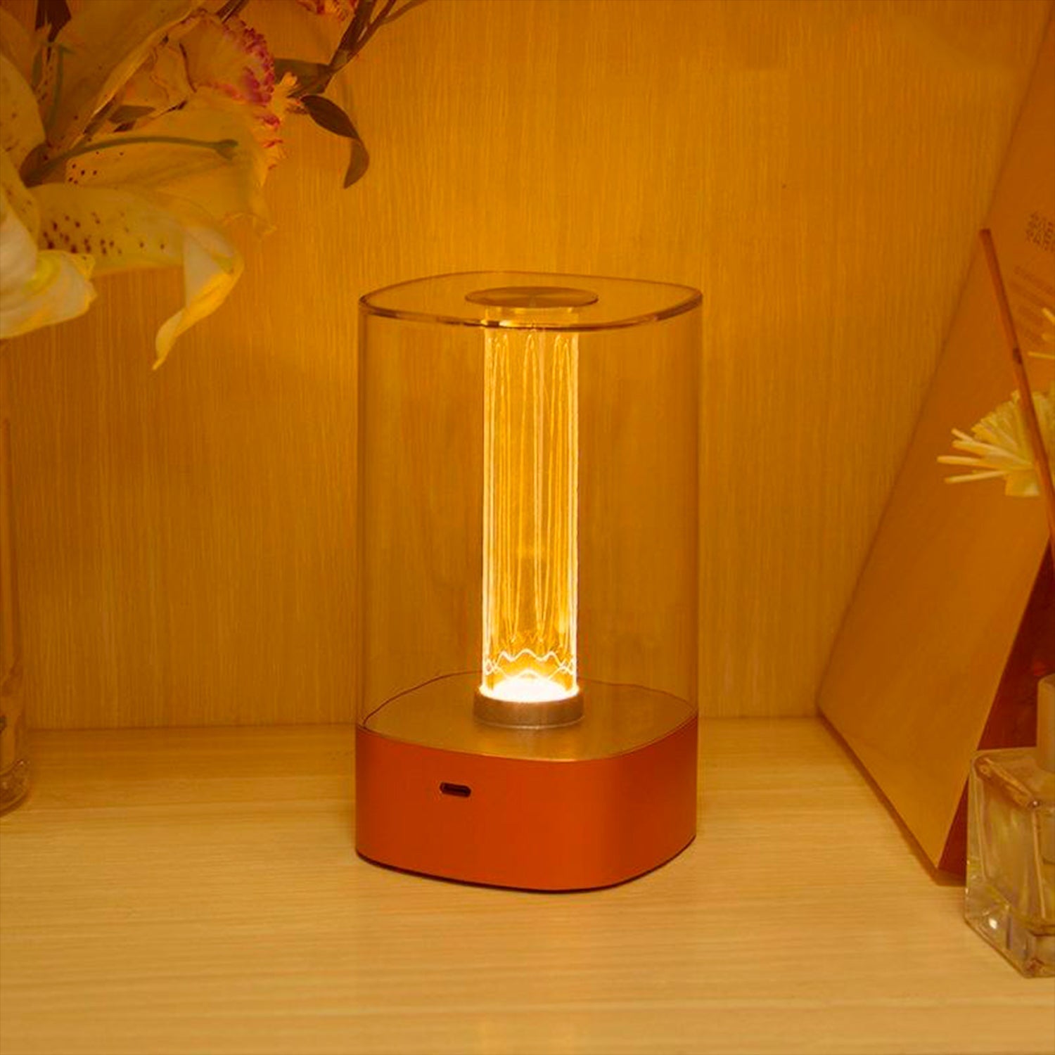 Elegant Abstractive LED Bedside Lamp