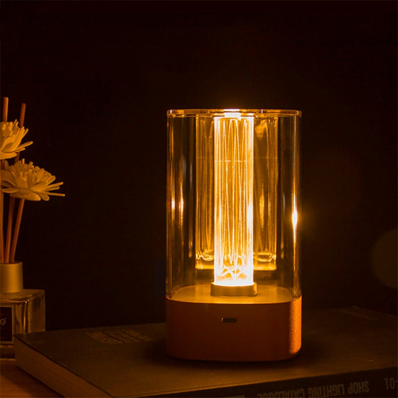 Elegant Abstractive LED Bedside Lamp