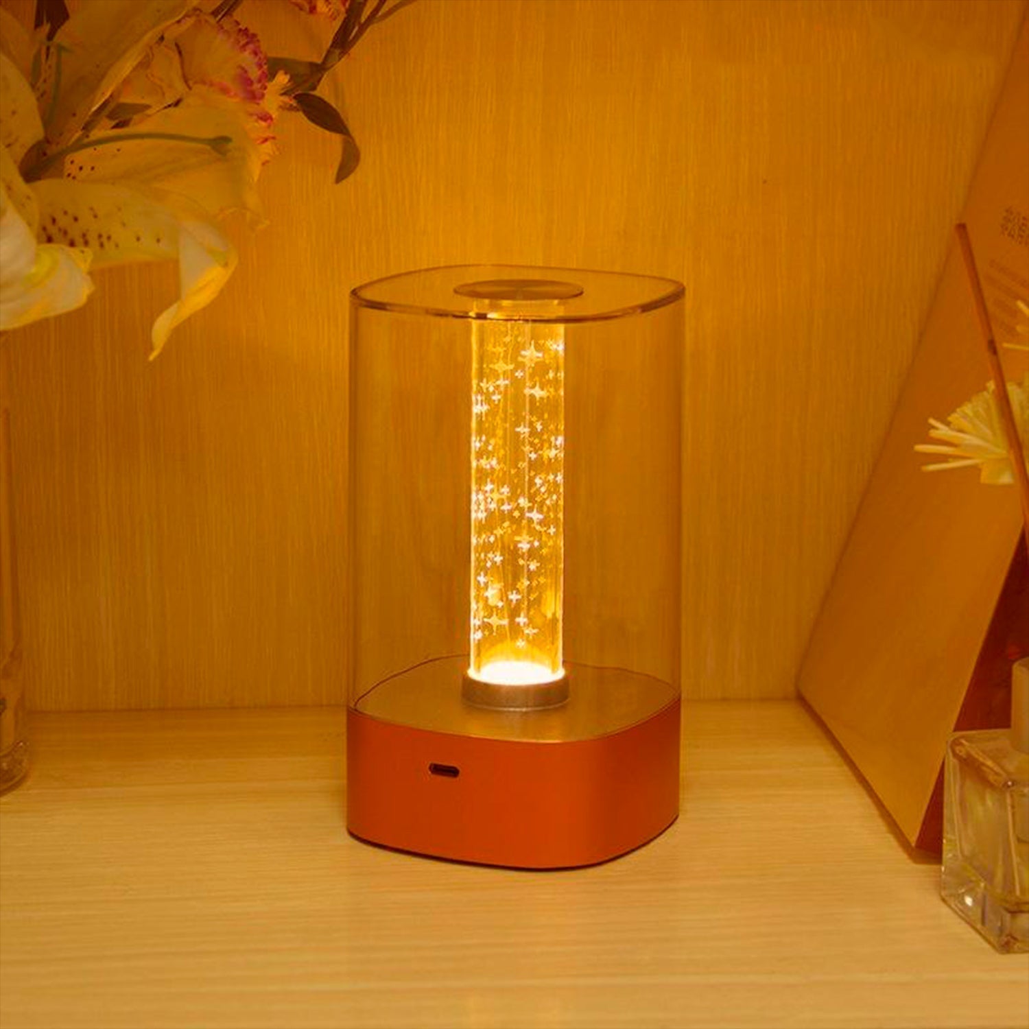 Elegant Abstractive LED Bedside Lamp