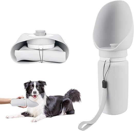 Opvouwbare honden waterfles