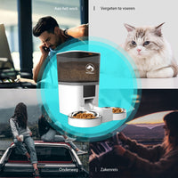 PetMeals® Smart WiFi-Enabled Automatic Feeder - Dual Bowl Design - modernized.nl