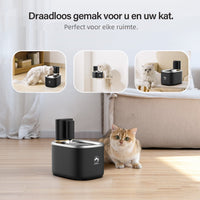 PetMeals® Drinkfontein voor Kat en Hond - Slimme Kattenfontein met App - 4L Verfrissing voor uw Huisdieren! - modernized.nl