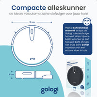 Robotstofzuiger met dweilfunctie