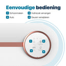 Slimme Zelfreinigende Kattenbak - Automatisch, App-gestuurd en Met Touchscreen - Prachtig Roze Design - modernized.nl