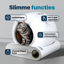 Slimme Zelfreinigende Kattenbak - Automatisch, App-gestuurd en Met Touchscreen - Prachtig Roze Design - modernized.nl