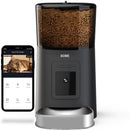 Slimme Voerautomaat met Camera en Audio - RVS Voerbak met SD-kaart - Voor Katten en Honden - Stijlvol Zwart Design - modernized.nl