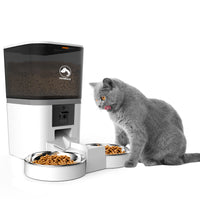 PetMeals® Automatische Voerbak met Camera - Dubbele Kom voor Gemak en Controle - modernized.nl