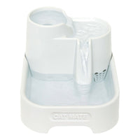 Cat Mate Triple-Action Pet Fountain – Elegant White (Model 335E) - modernized.nl
