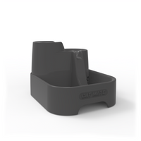 Stylish Dark Grey Cat Mate Three-Tier Pet Fountain – Keep Your Feline Hydrated! - modernized.nl