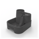 Stylish Dark Grey Cat Mate Three-Tier Pet Fountain – Keep Your Feline Hydrated! - modernized.nl