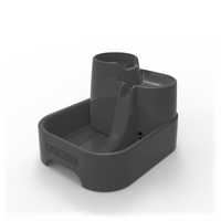 Stylish Dark Grey Cat Mate Three-Tier Pet Fountain – Keep Your Feline Hydrated! - modernized.nl
