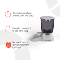 Multi-meal Automatic Dry Food Pet Feeder with Digital Timer (C3000) - modernized.nl