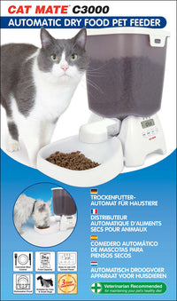 Multi-meal Automatic Dry Food Pet Feeder with Digital Timer (C3000) - modernized.nl