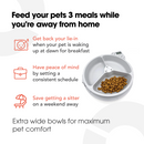 Cat Mate Three-meal Automatic Pet Feeder with Digital Timer (C300) - modernized.nl