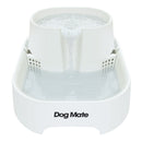 Spacious Two-Tiered 6-Litre Pet Water Fountain – Elegant White (Model 385E) - modernized.nl